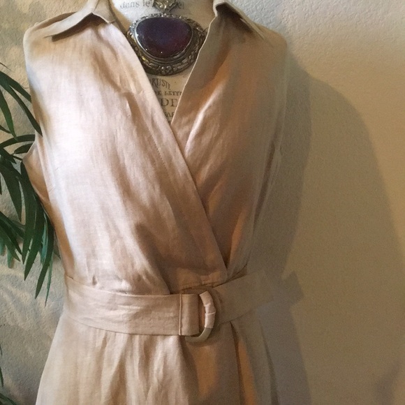 Beautiful 100% linen casual maxi dress! - Picture 3 of 4